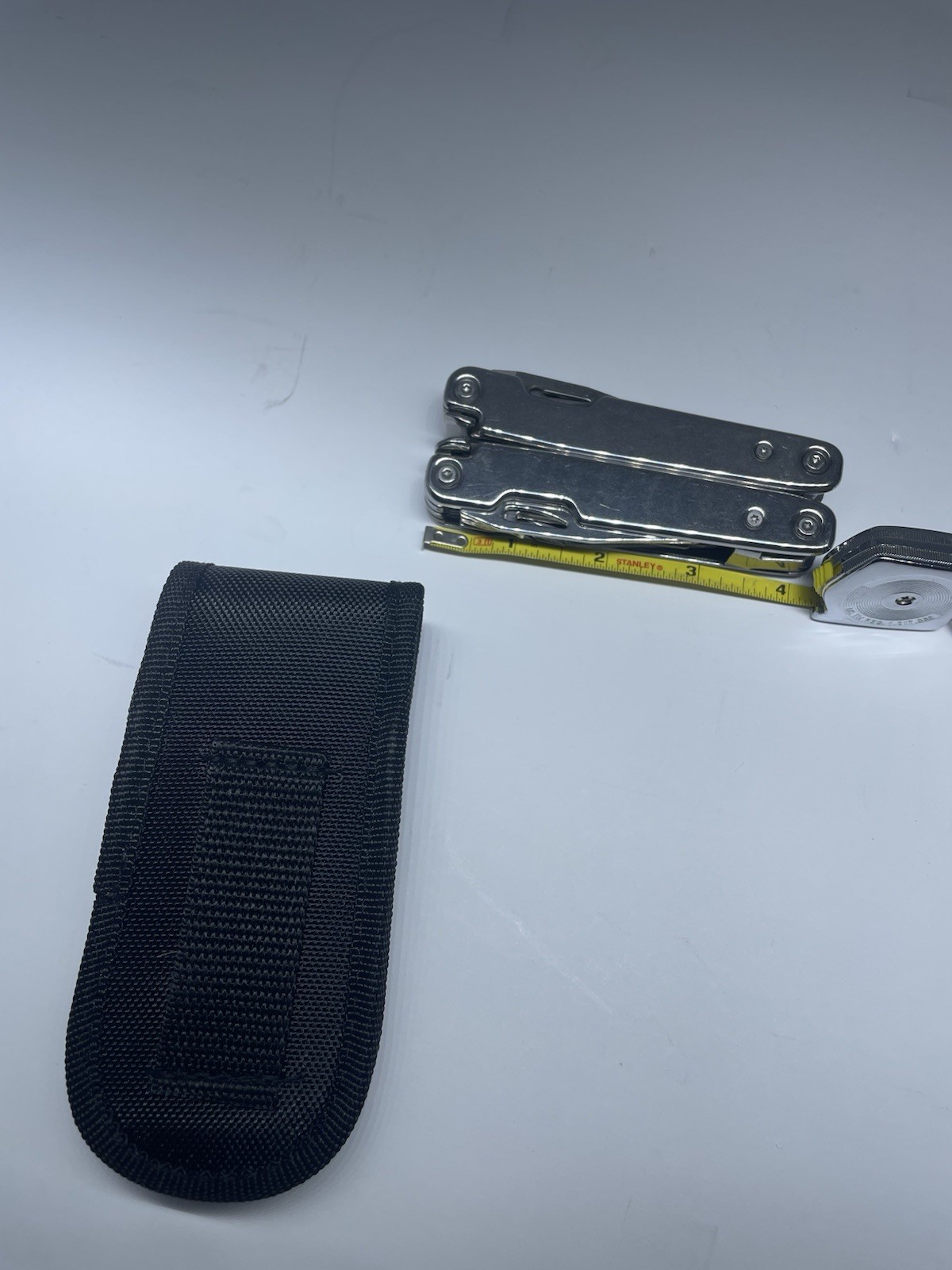 OZARK TRAIL 8 IN 1 MULTI TOOL STAINLESS STEEL And Pliers Belt Hook Case