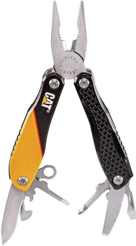 New Caterpillar Multi-Function Tool 12-in-1 CAT980057 3.5″ closed. 5.5″ overall.