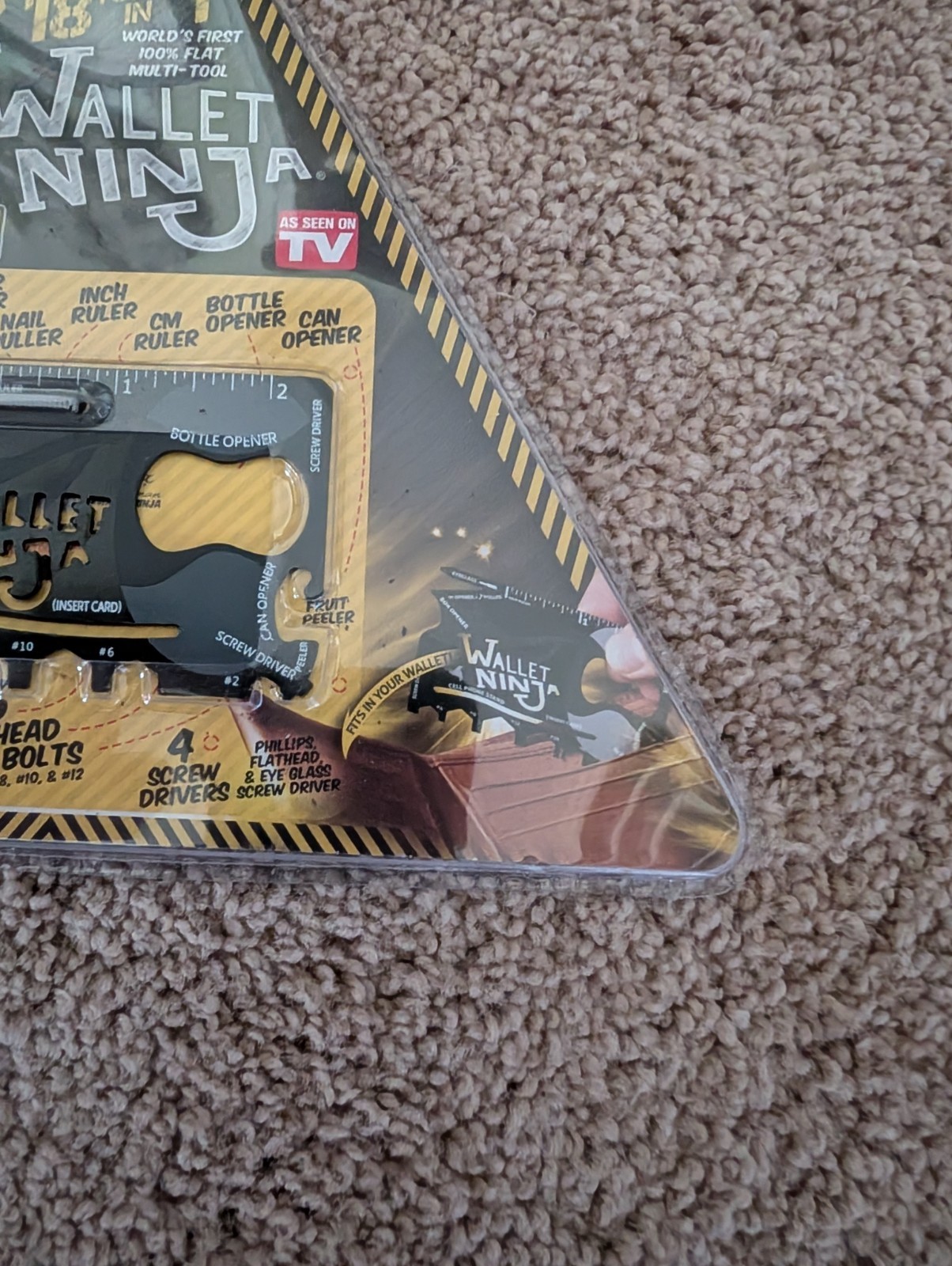 Wallet Ninja 18 Tools in 1 Flat Multi Tool – As Seen On TV Gift Dad’s Day Joke