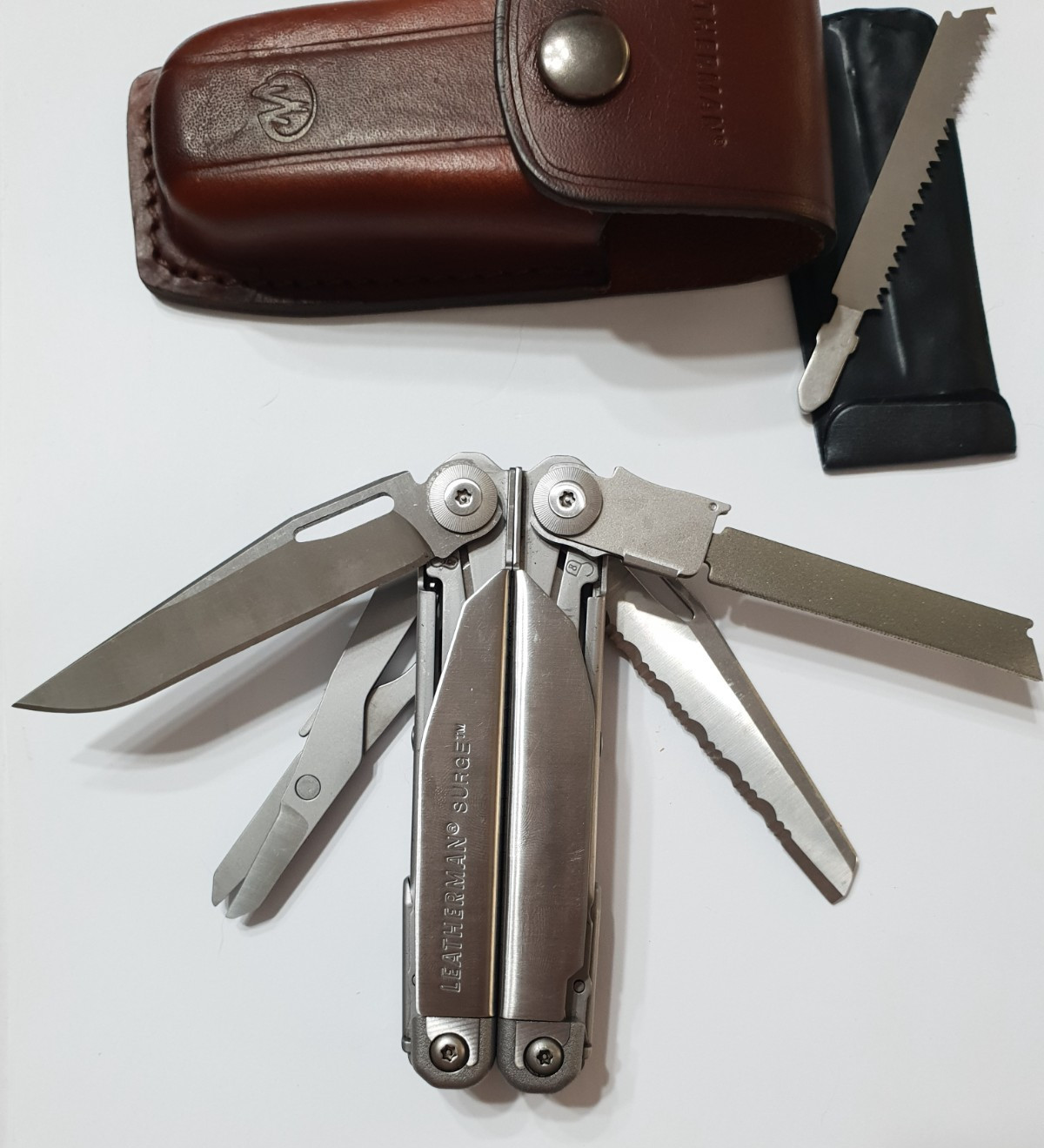 🔥🔥🔥 Leatherman Surge Gen1 Large Leather Sheath Retired Collectable Very Rare