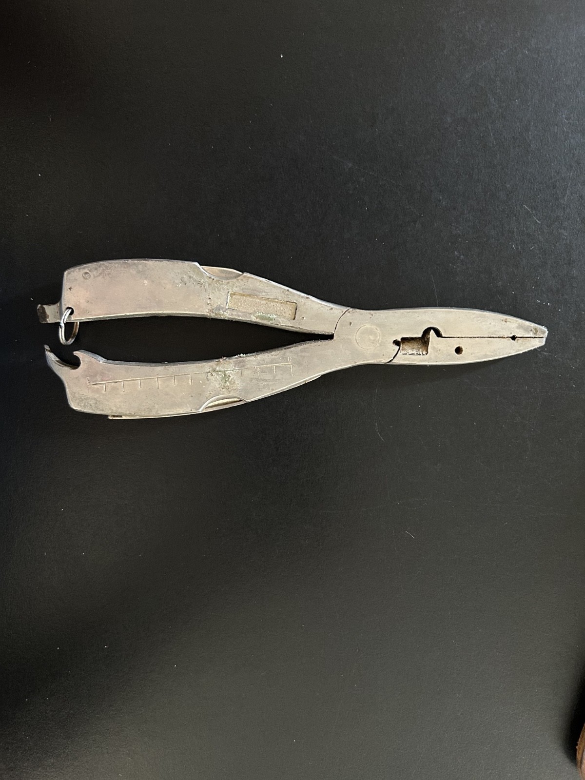 Overland Fisherman’s Friend Pliers Multitool w/ Leather Sheath No. 583425