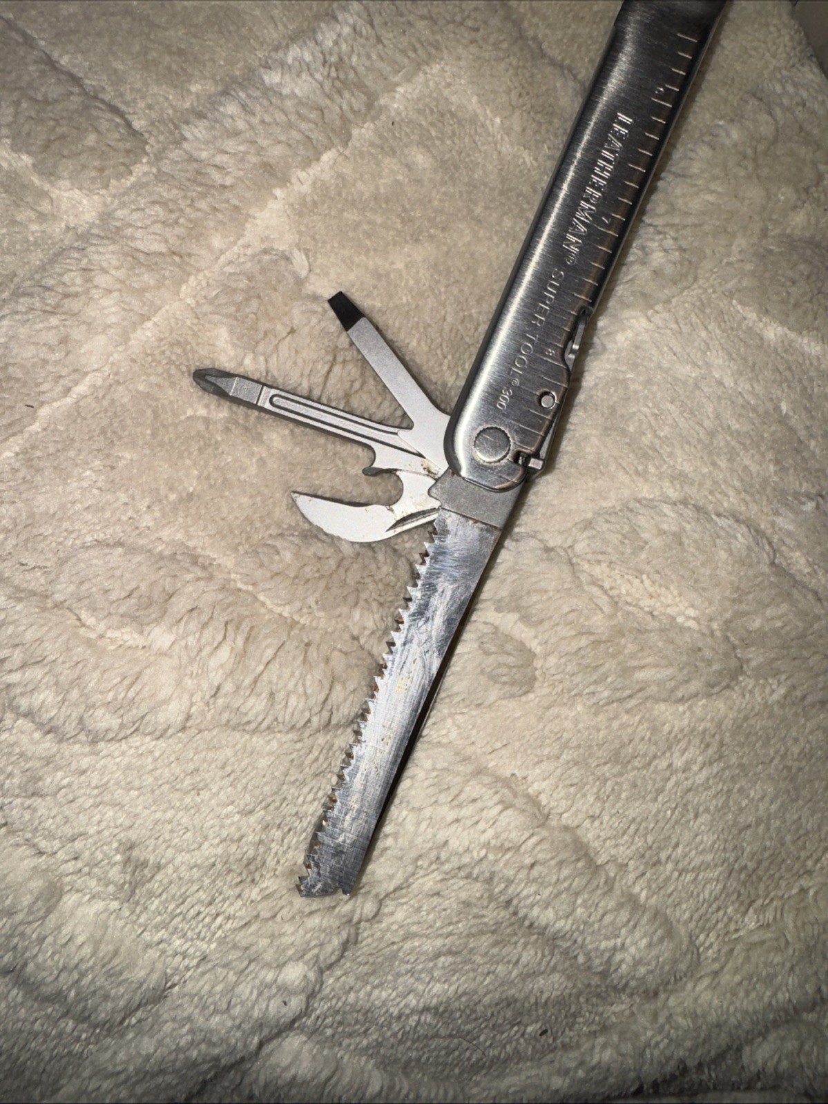 Leatherman Super Tool 300 Multitool Stainless Steel Pliers Knife Used