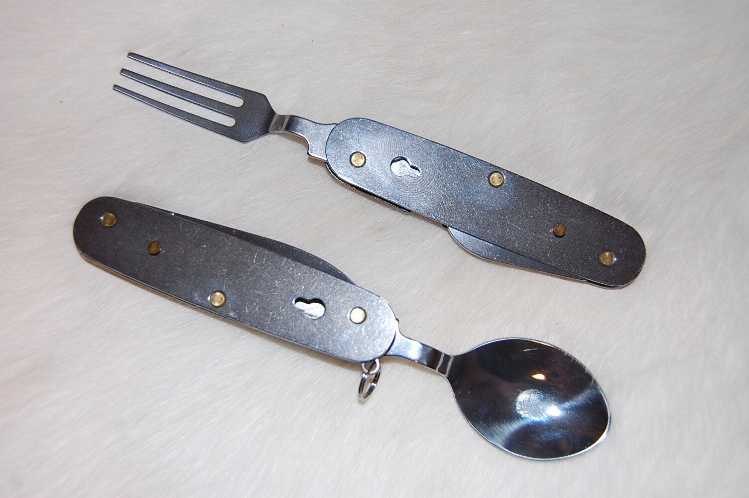 Stainless Steel Hobo Pocket Knife Camp Eating Tool Spoon Fork – FAST SHIPPING!