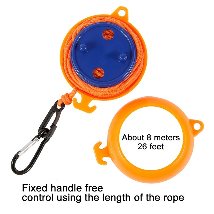 Cuerda para tender la ropa retráctil para acampar a prueba de viento