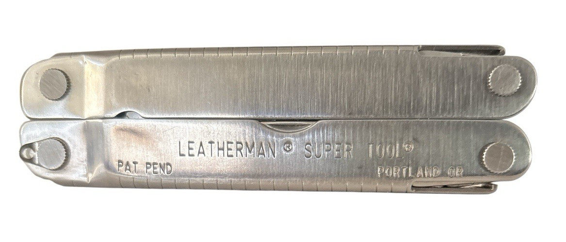 Retired 1999 Leatherman Super Tool Multitool Oct 1999 with Nylon Sheath Exc Cond