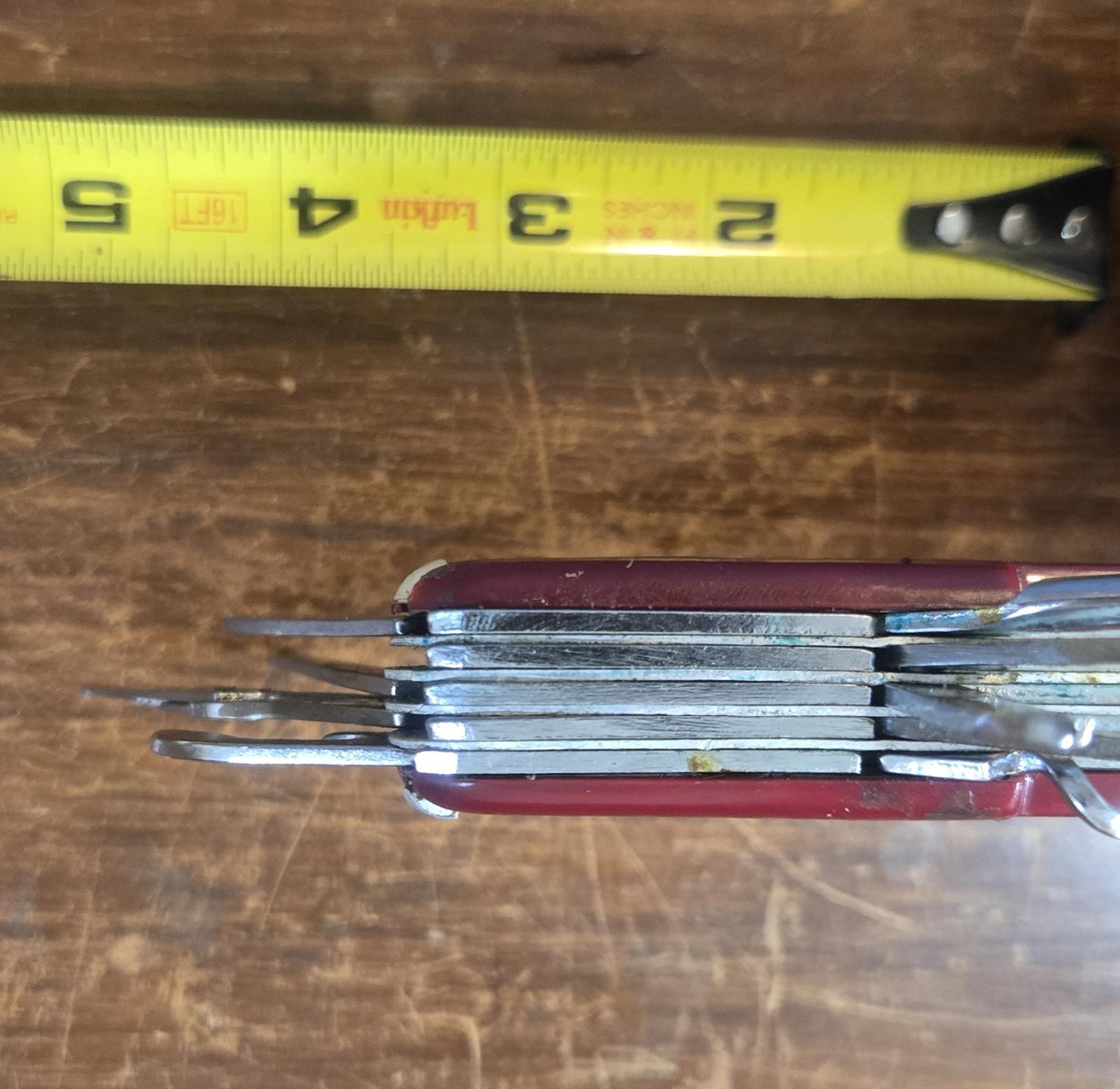 Star in Q Vintage Art No K 501L Superior Multi Purpose Pocket Knife w Og Box 13