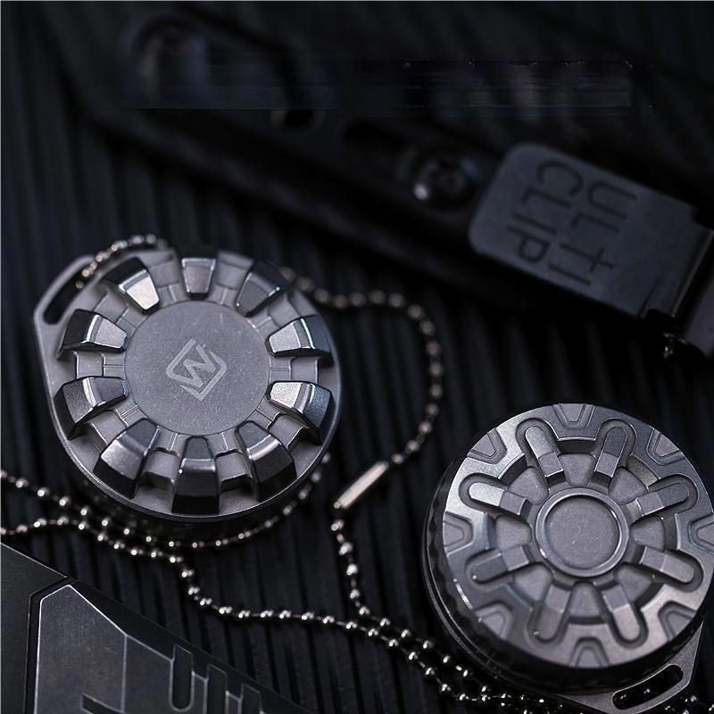EDC Titanium Alloy Waterproof Case Portable Storage Sealed Medicine Box Pendant