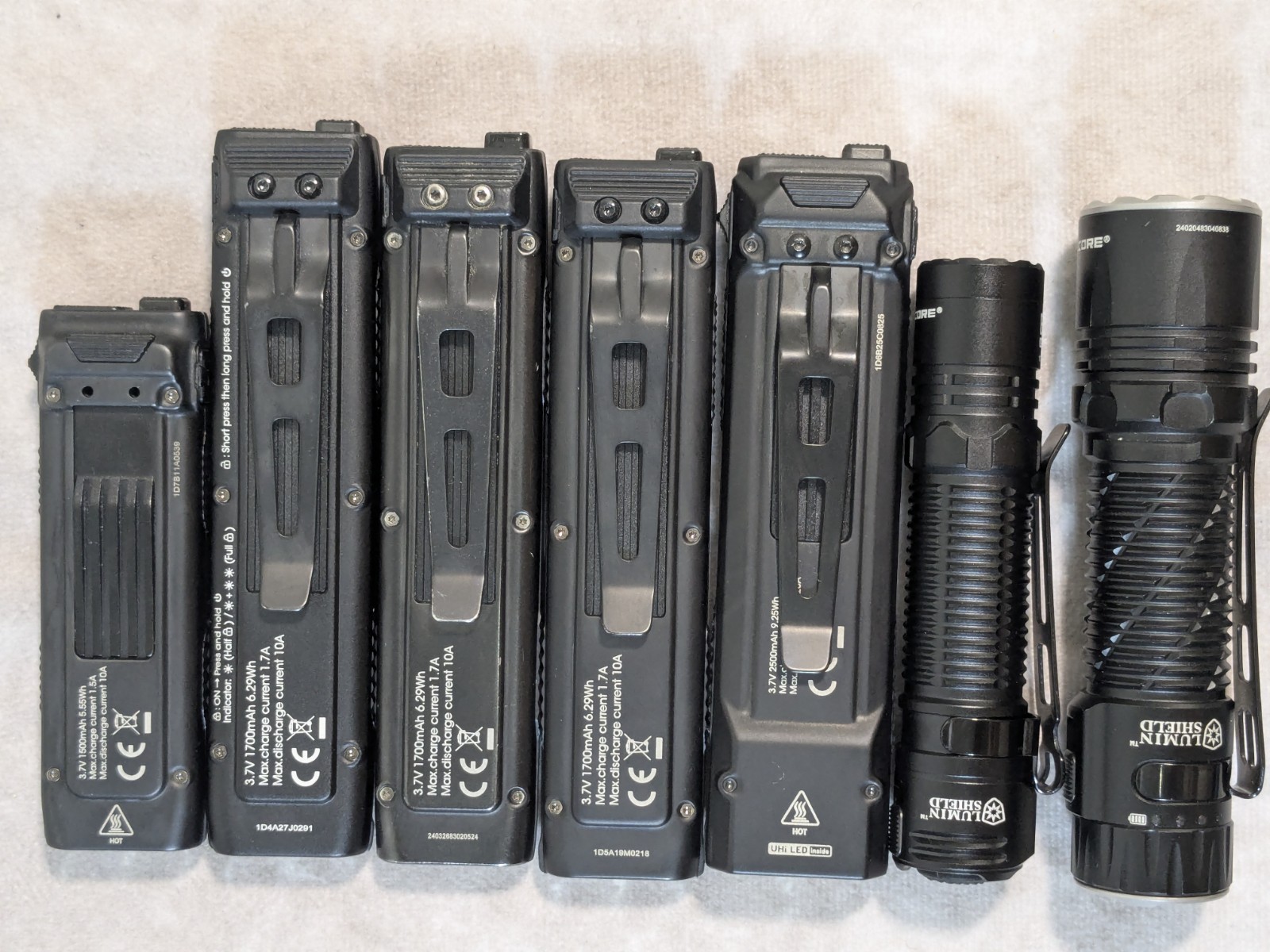Nitecore Flashlight Bundle EDC29 EDC35 EDC31 EDC27 UHi EDC27 EDC25 EDC23