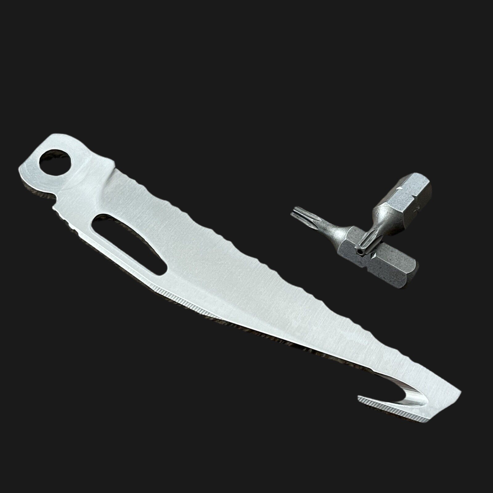 Parts Mod Replacement Leatherman Charge TTi Wave Plus: Serrated Knife Blade Hook