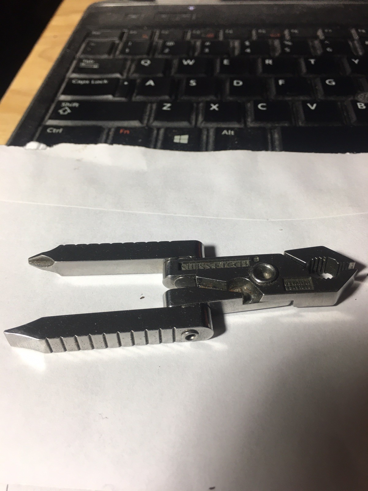 Swiss + Tech Micro-Tech 6-in-1 Multi Tool 1.75″ Folding Pliers Stainless Steel