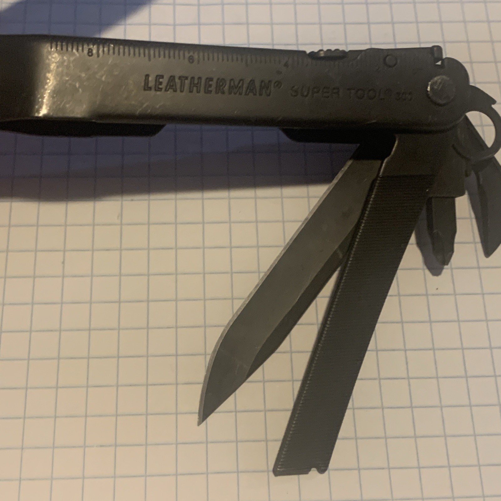 Leatherman Super Tool 300M Multi Tool Black Oxide VGUC