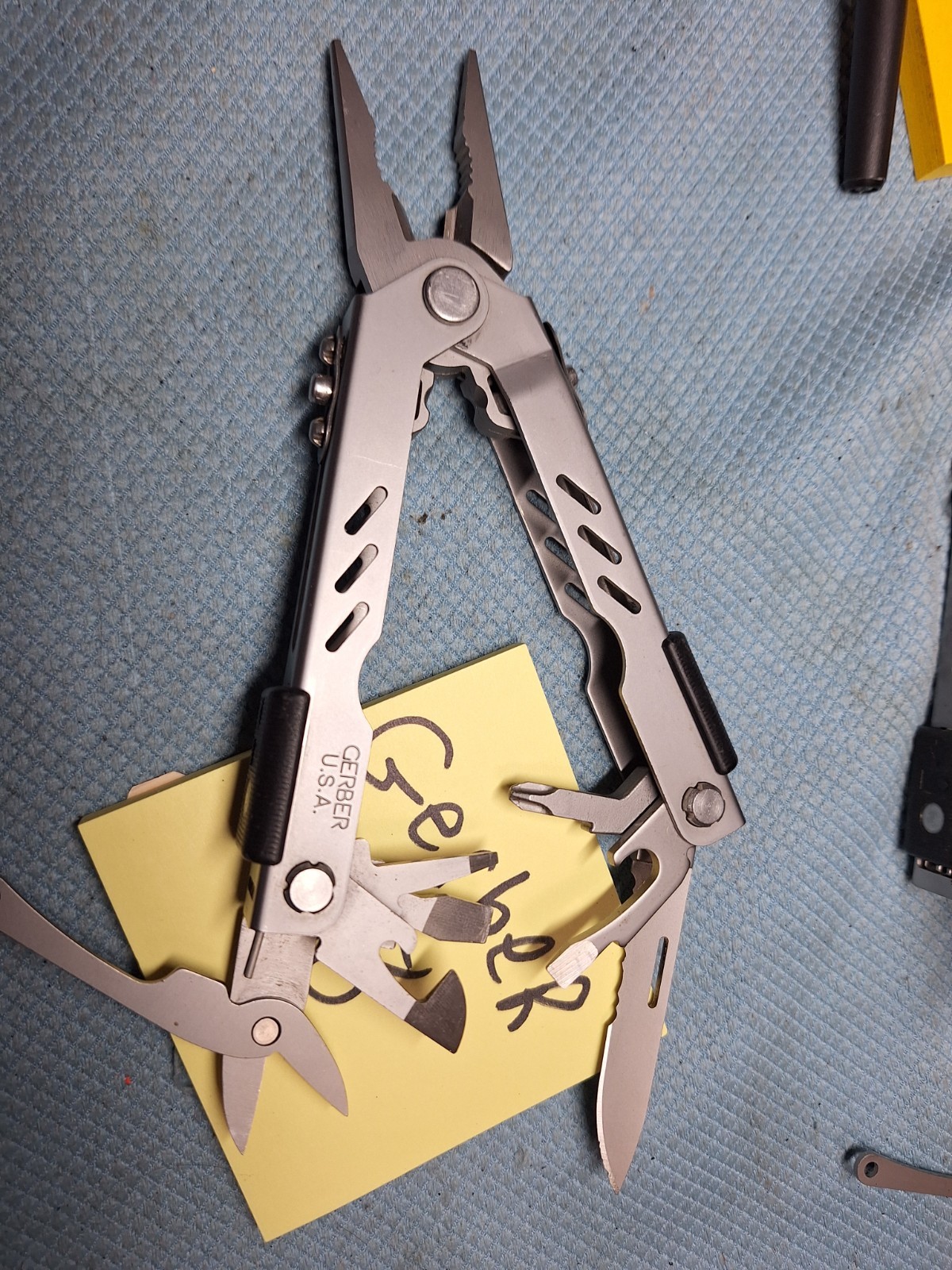 1 SILVER GERBER 400 Multi Tools U.S.A. EXCELLENT loc Gerber 58