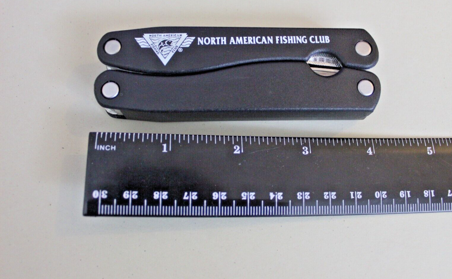 North American Fishing Club Multi Tool Knife Pliers Black with Holder