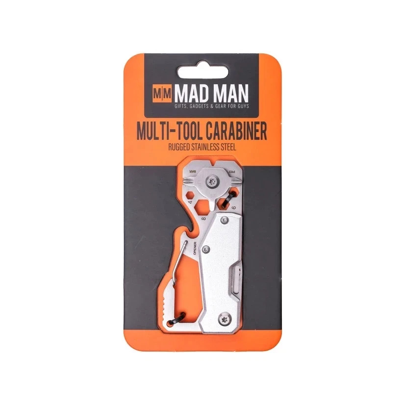 Mad Man Stainless Multi-Tool Carabiner