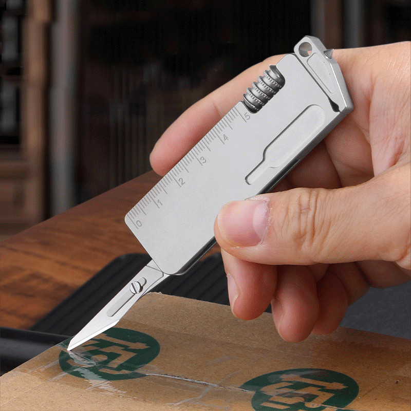 For EDC Titanium Alloy Multi Tool Adjustable Wrench Pocket With Bit Holder HOT