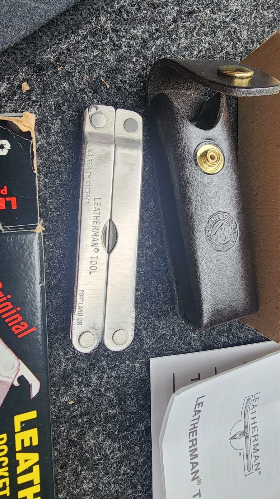 Vintage Leatherman Marlboro Country Store Multi Tool Knife w/ Sheath In Box