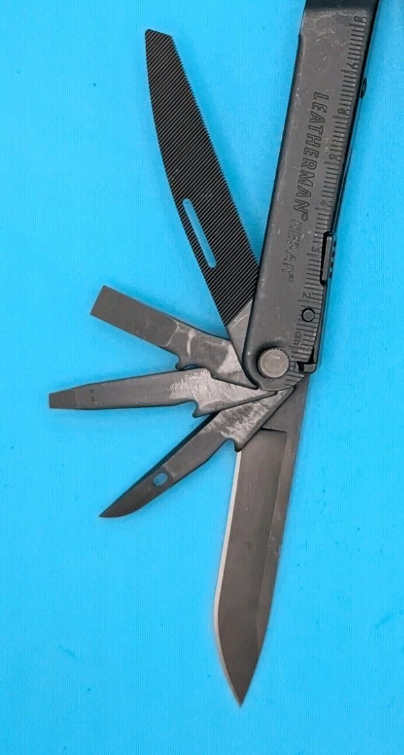 Leatherman Rebar Multi-Tool! Free Shipping! BLACK OXIDE! *SHEL CVCF*