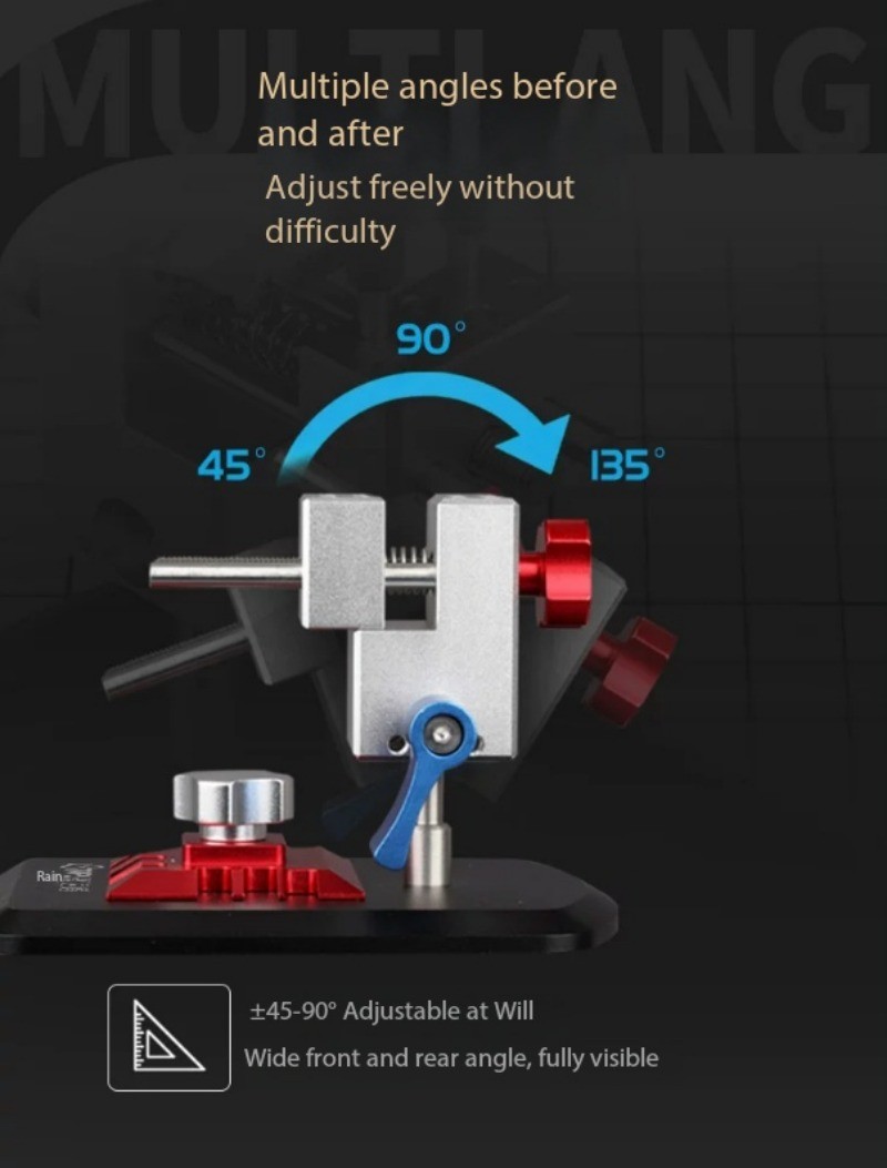2-in-1 360° Universal Tool Holder Multi-Purpose High-Precision Workbench