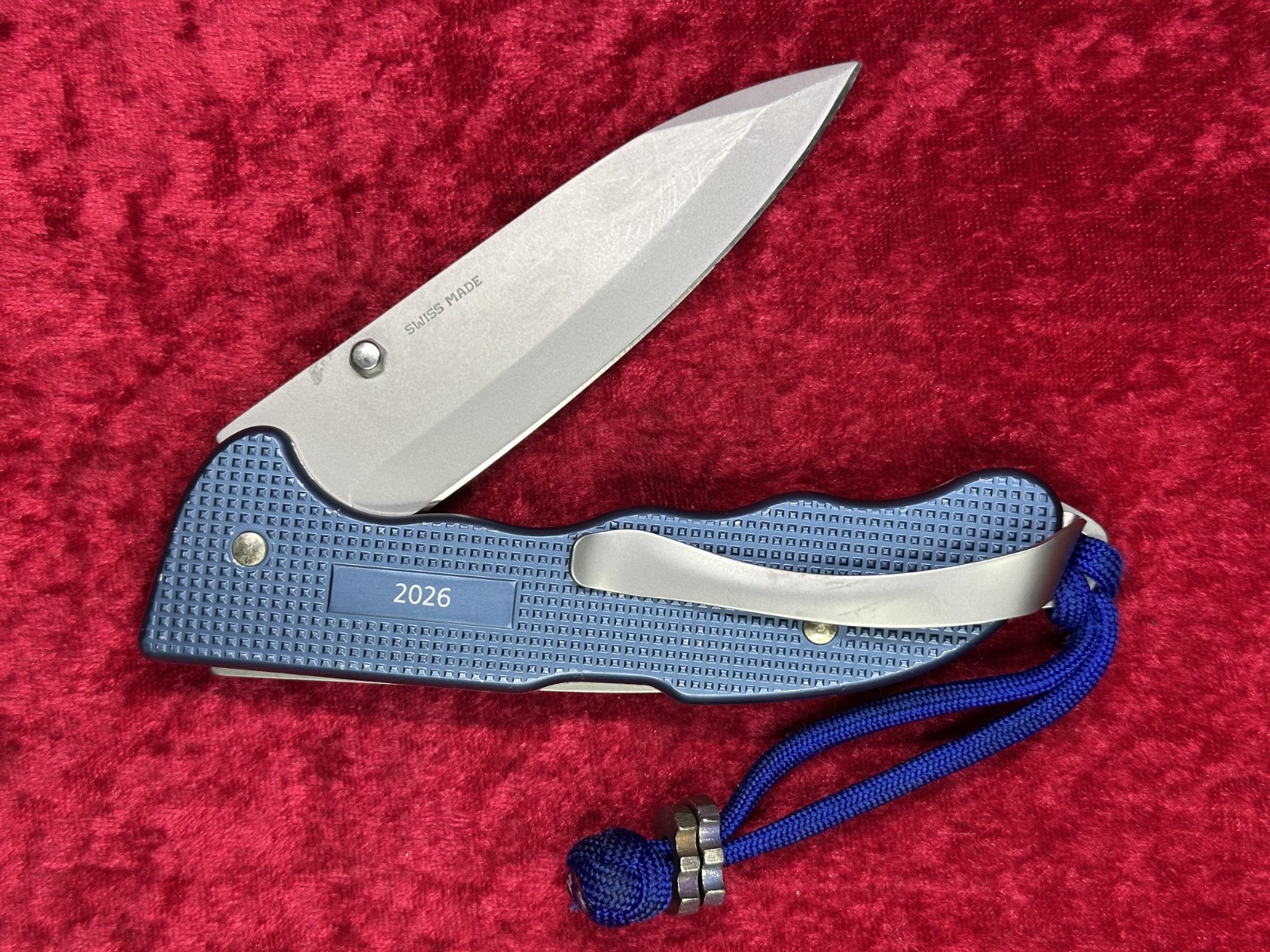 Victorinox Evoke 2026 Limited Edition Glacial Blue Alox Large Swiss Knife (670)