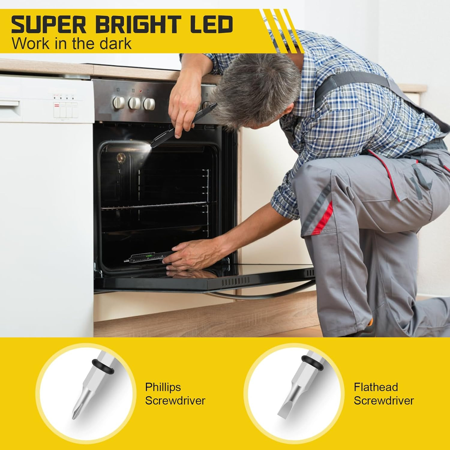 Gifts for Men Who Have Everything – 9-In-1 Multitool Pen with LED Light, Coo…