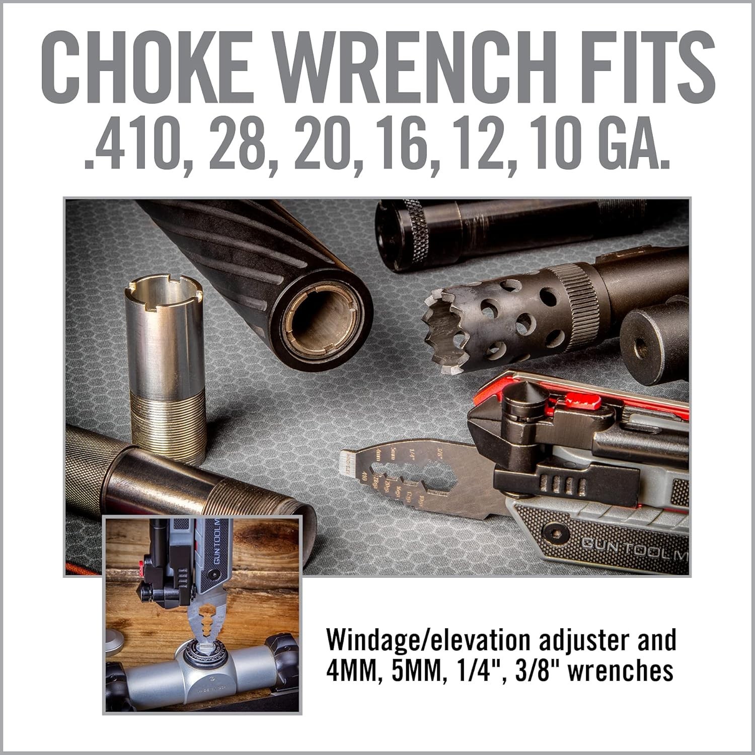 Real Avid Gun Tool Max, 37-in-1 Multitool for Gunsmithing, Includes Pliers, Wire