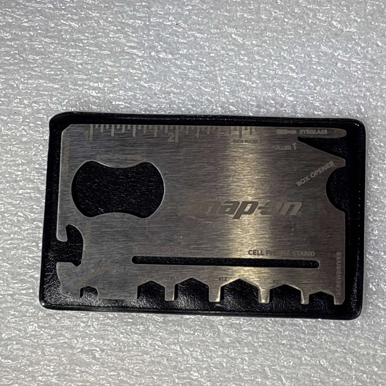 Snap-on Wallet Multi Tool- 18 in 1 Credit Card Multitool Card