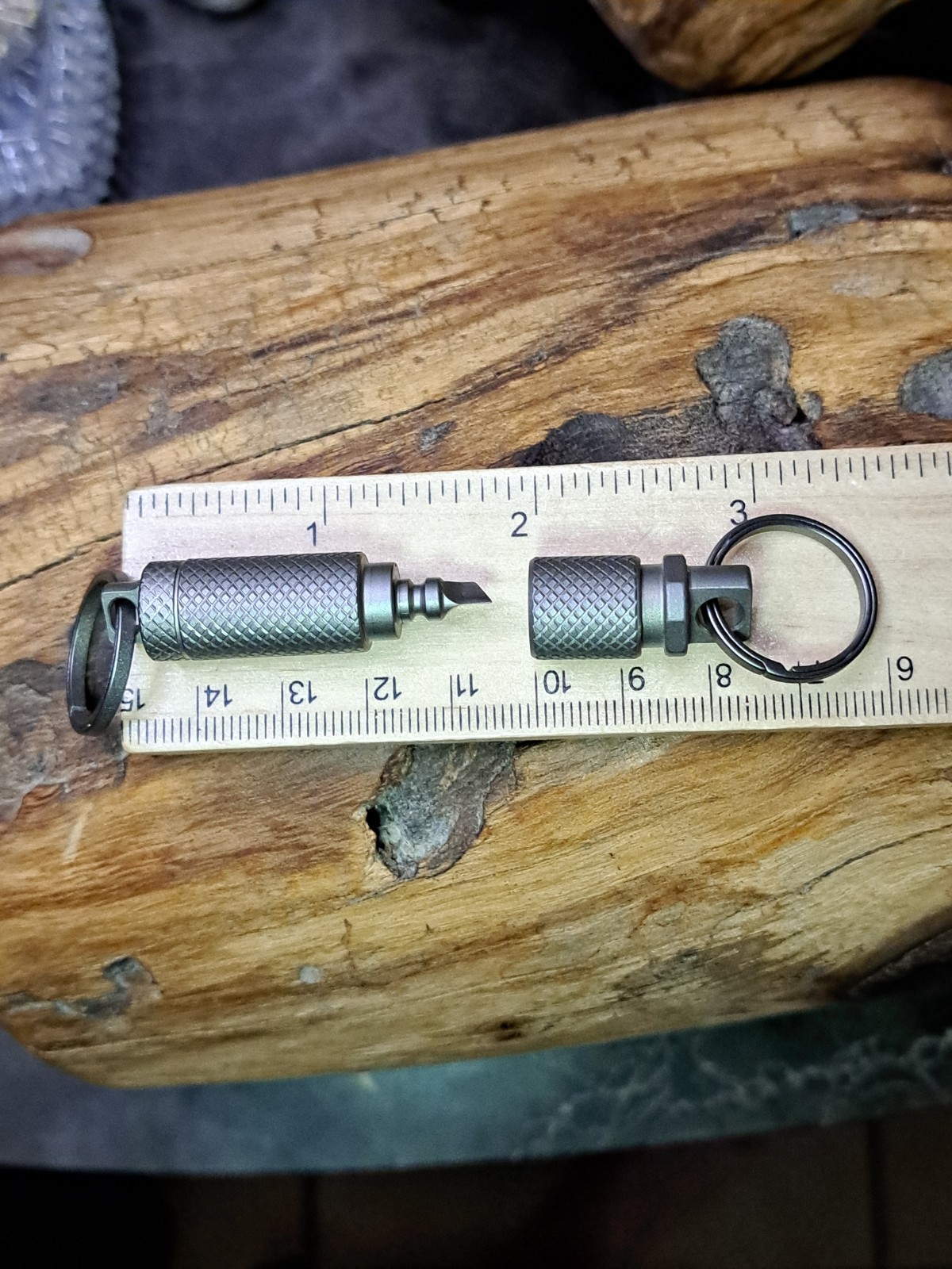 Pro Series Titanium Quick-Release Multi-Tool Swivel Box Opener Pill Fob