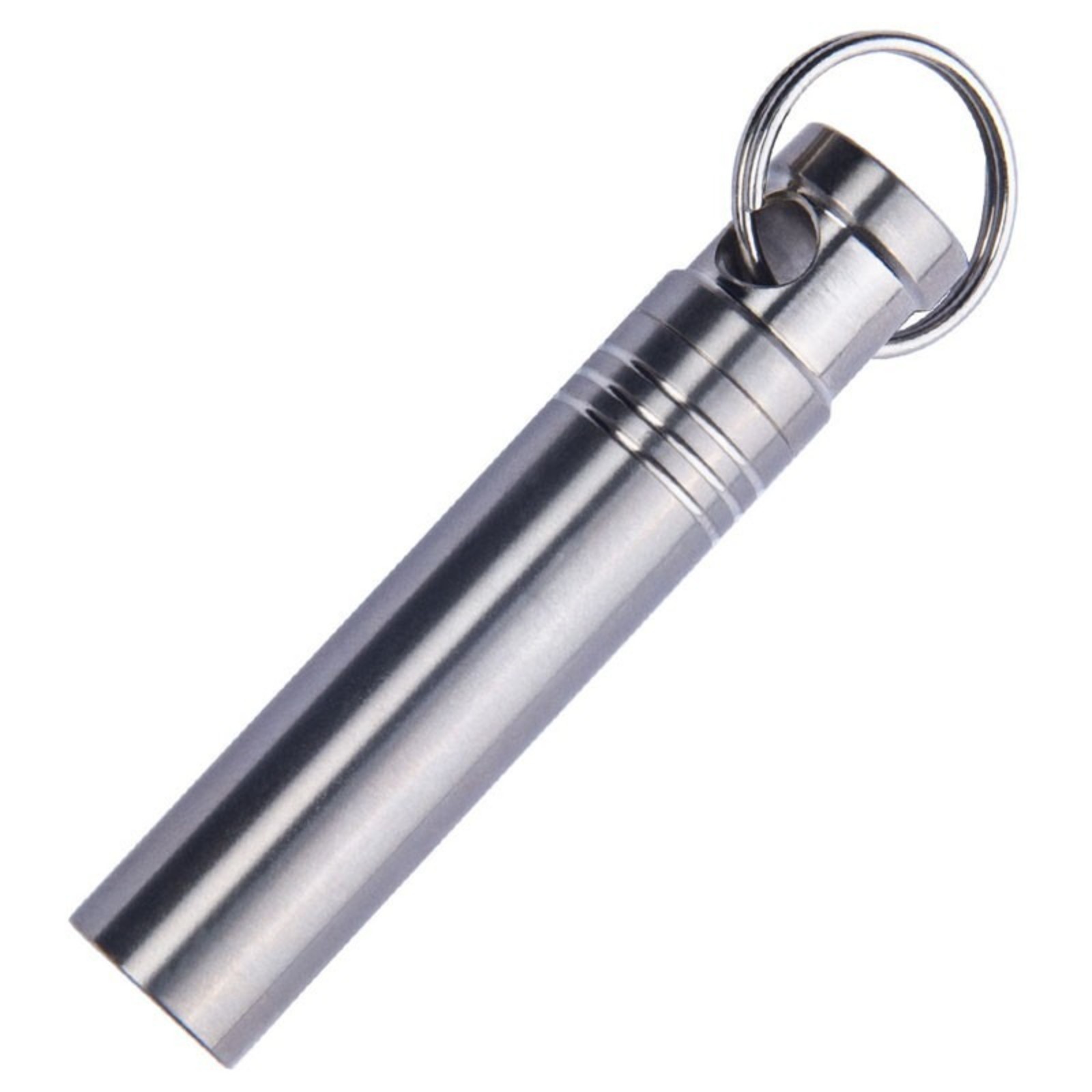 New Titanium Alloy Keychain Waterproof Box Sealed Container Outdoor Storage EDC