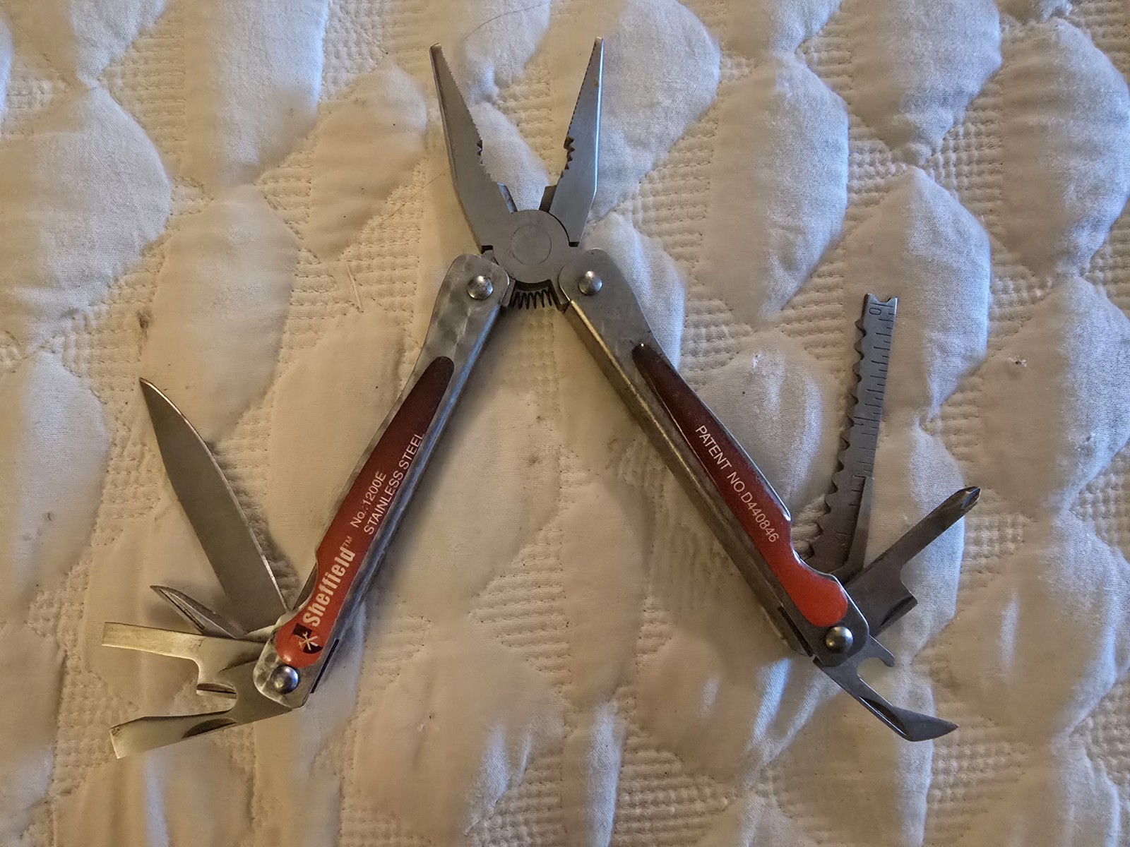 Sheffield Multitool Set 4 Piece Missing 2 Pieces Stainless Steel Original Box