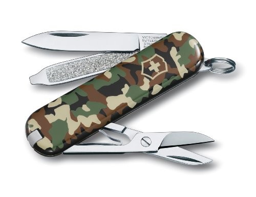 VICTORINOX Classic SD Camouflage Small Swiss Army Knife Multi-function Knife