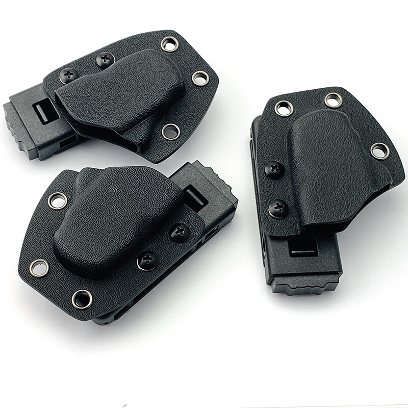 1PC PEEK Scabbard with Pocket Clip for Spyderco Paramilitary 2/C81 2.5in X 3.8in