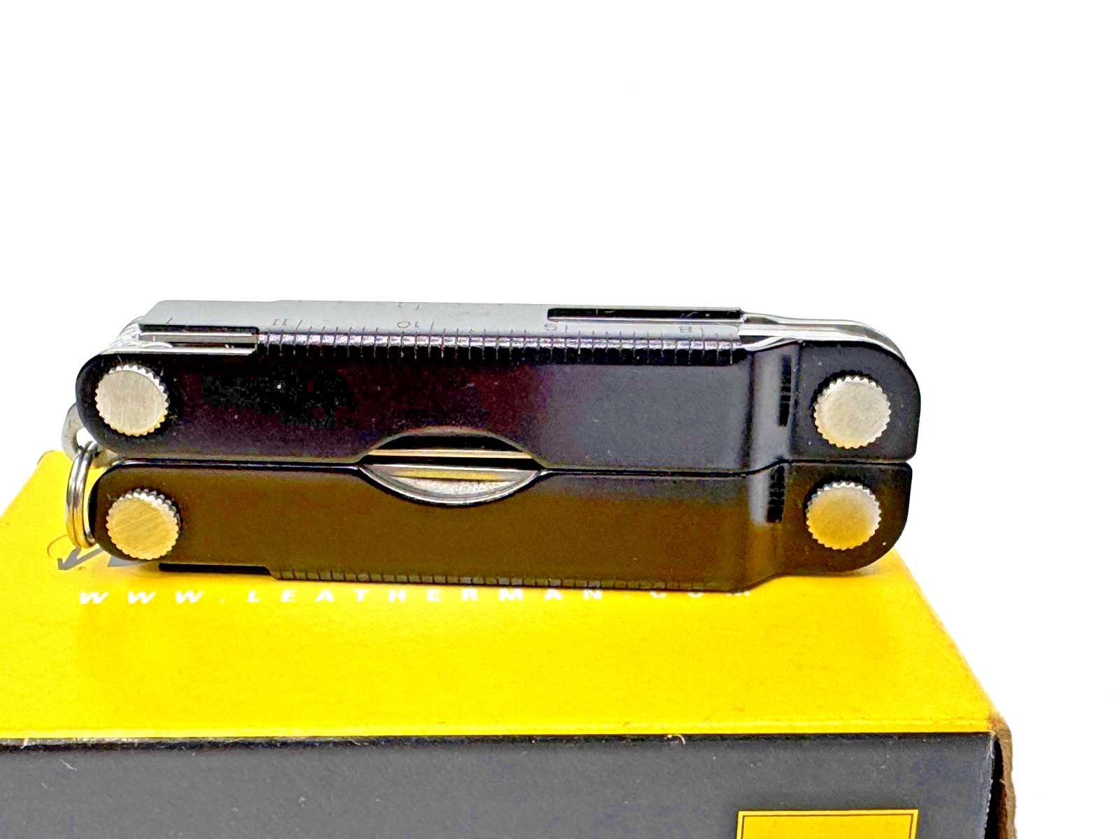 Leatherman MICRA BLACK Aluminum Multitool Keychain Key Ring Size New In Box
