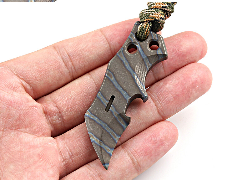 Solid Titanium Alloy Outdoor Multi Tool Pry Bar Crowbar Opener Unboxing EDC