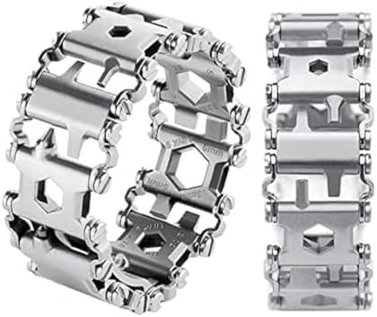 Multitool Bracelet 29 in 1 Tools Bracelet for Men and Women, Stainless Steel Mul