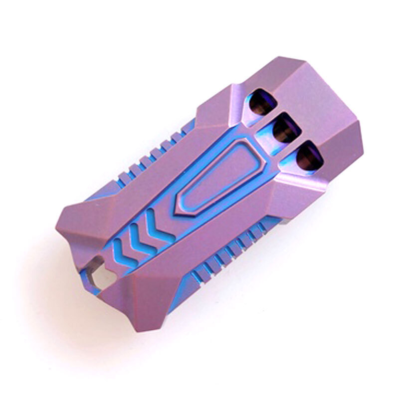 150db Titanium Alloy Flying Division 3 Tube Safety Whistle Outdoor Survival EDC