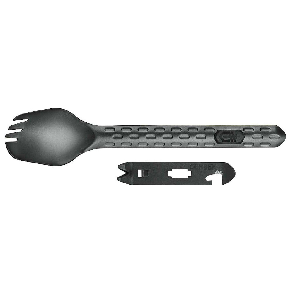 New Gerber Devour Spork Camping Fishing Hiking Utencil – Black Onyx 31003419
