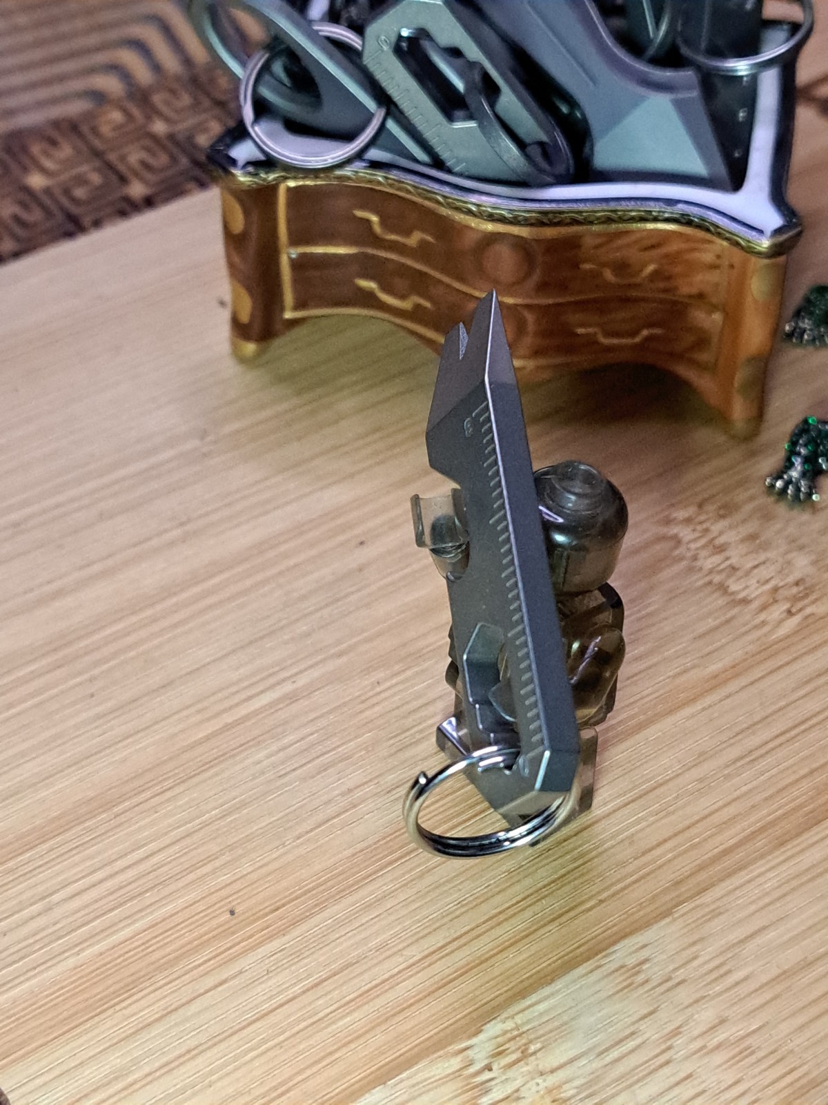 MINIMALIST EDC TITANIUM KEYCHAIN MULTI-TOOL BOTTLE OPENER