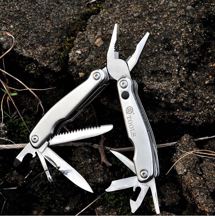 Mini Folding Multi Tool Pliers Portable Outdoor EDC Pocket Repair Tool Kit