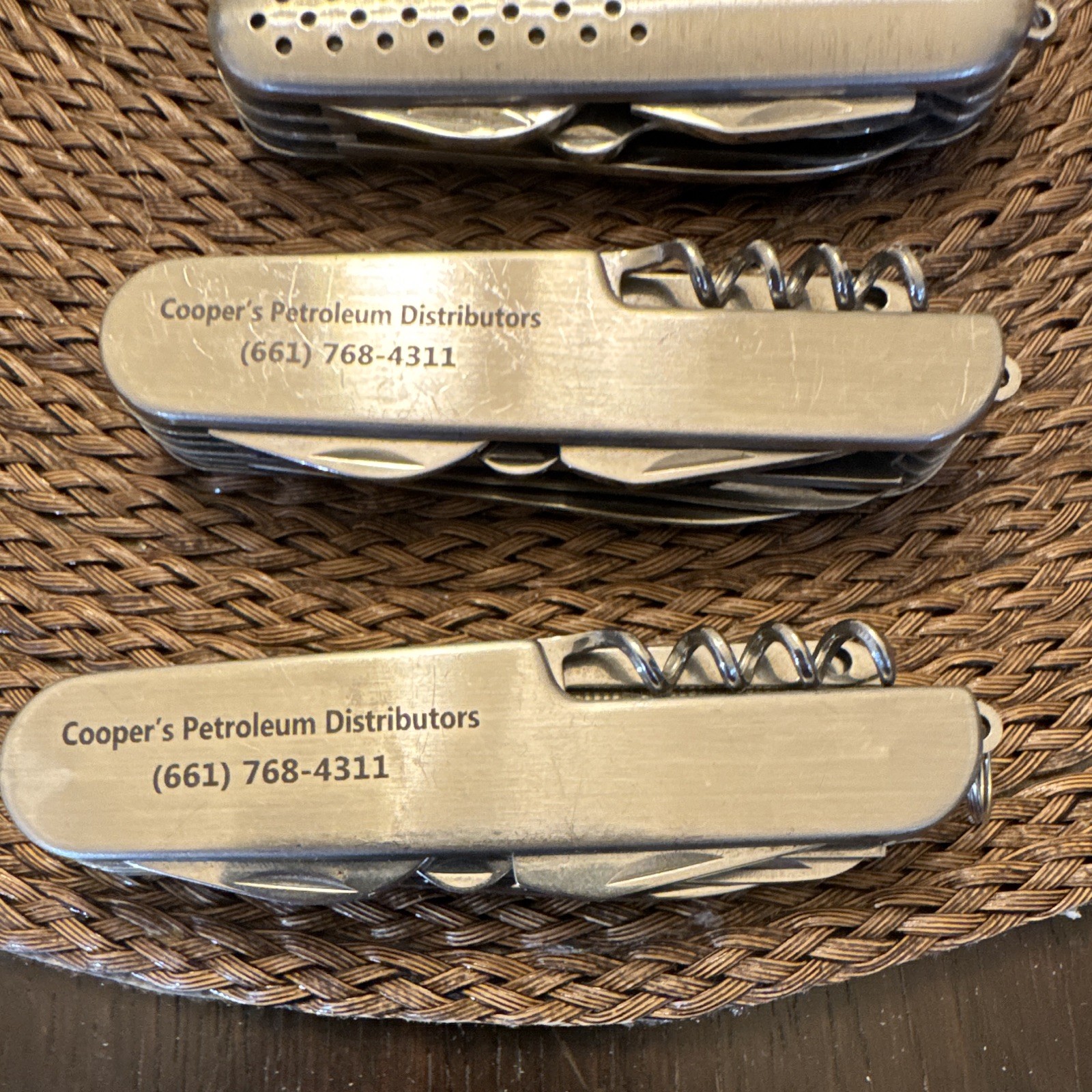 Lot of6 3.5” STAINLESS STEEL 5 MULTI FUNCTION MULTI TOOL FOLDING Knife Key Chain