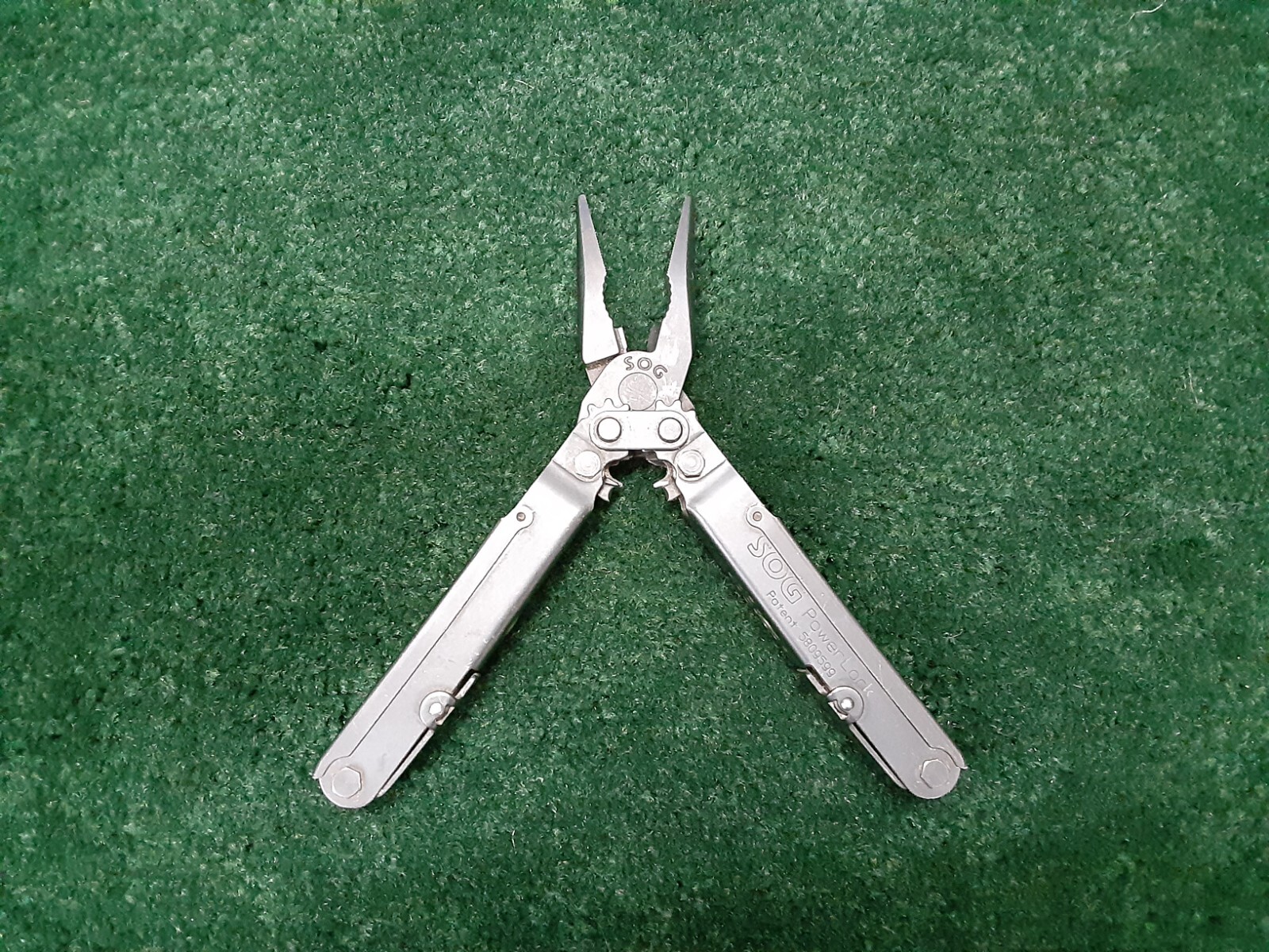 SOG 10 Function Multi Tool w Black Military Finish & Factory Edge