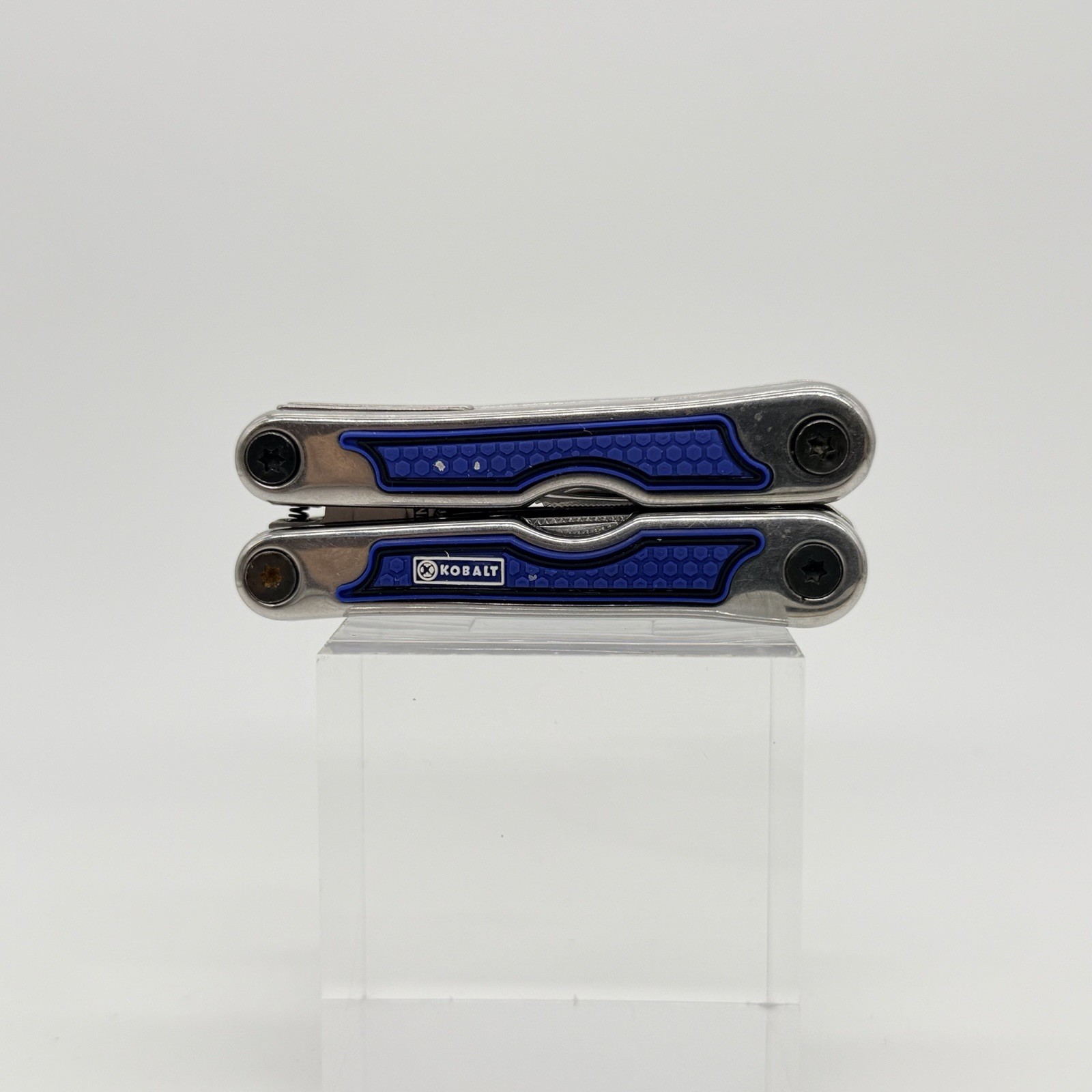 Kobalt Mini Multi-Tool Pliers 3″ Folding Pocket Tool 13-in-1 Blue Handcrafted