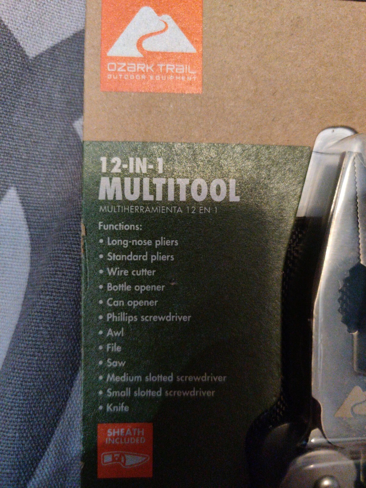 Ozark Trail 12 in 1 Multi-Tool Stainless Holder Outdoor Equipment Multi Tool