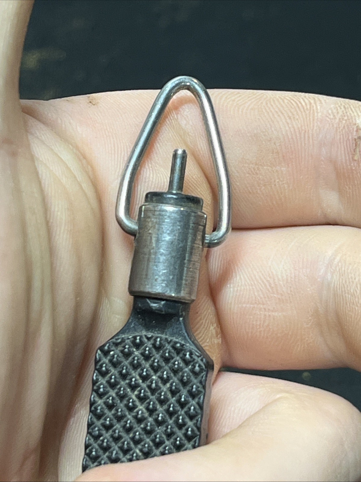 ZAK Tool ZT-9P Flat Knurled Swivel Key, Black Handcuff Key