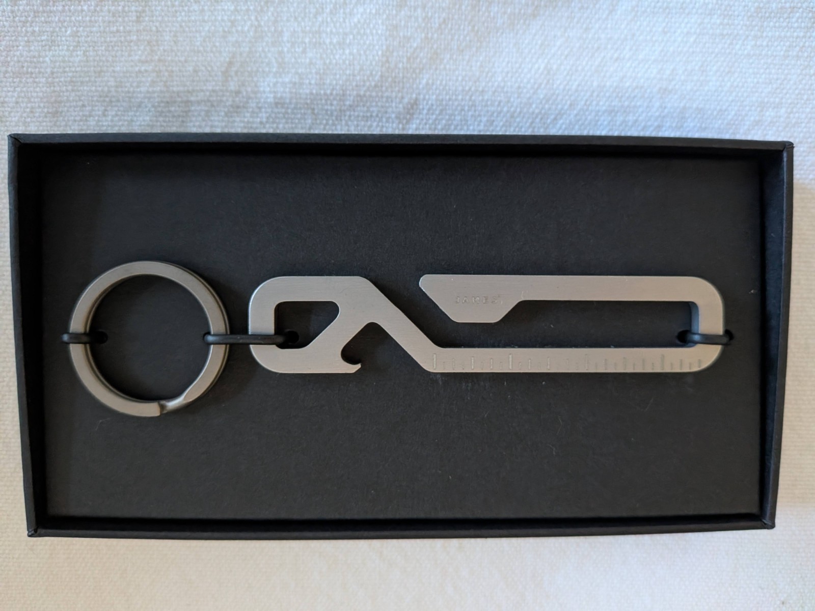The James Brand – The Rowan Brushed Stainless – Keychain Multitool -NEW