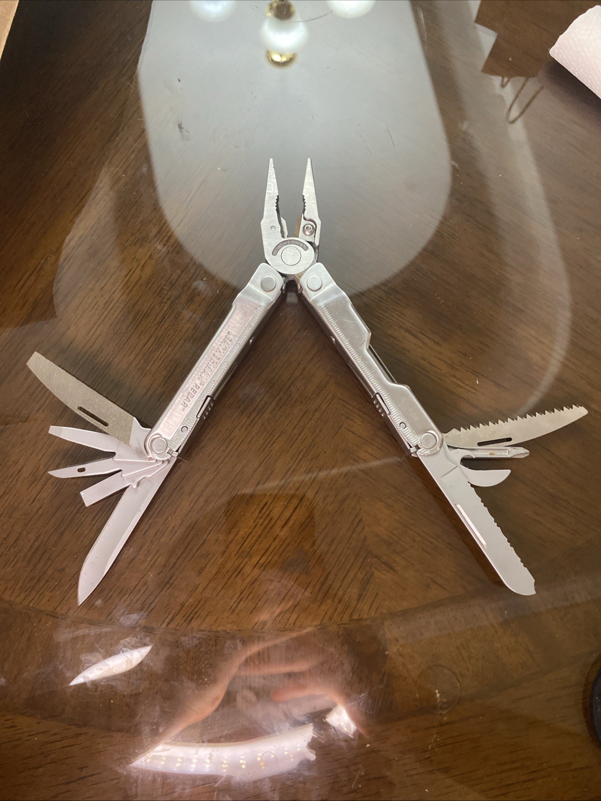 Leatherman Rebar Multi-Tool with Sheath Pliers and Knife 17 Tools, Locking Blade