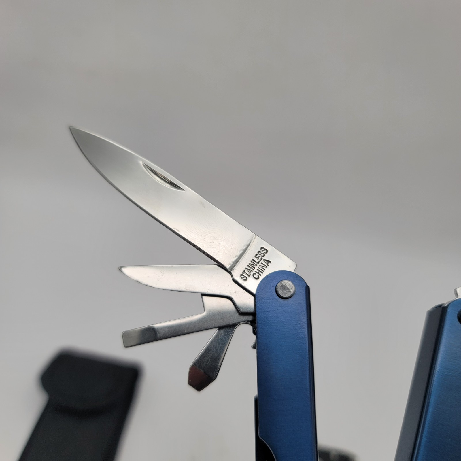 Boeing Multi Tool Pliers Pocket Knife Carabiner Knife Nylon Sheath EDC Lot