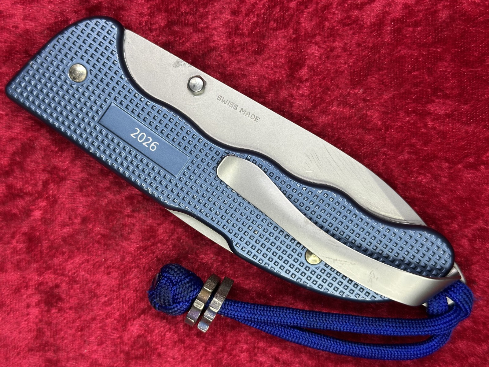Victorinox Evoke 2026 Limited Edition Glacial Blue Alox Large Swiss Knife (670)