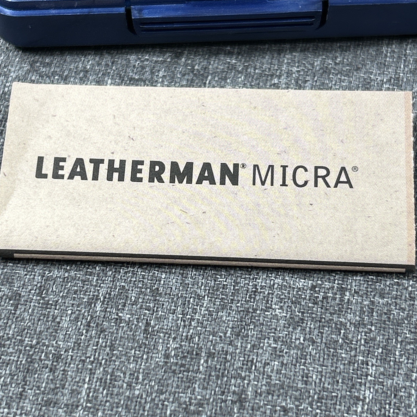 Leatherman Micra Special Edition Multi Tool Condition Original Box Registration