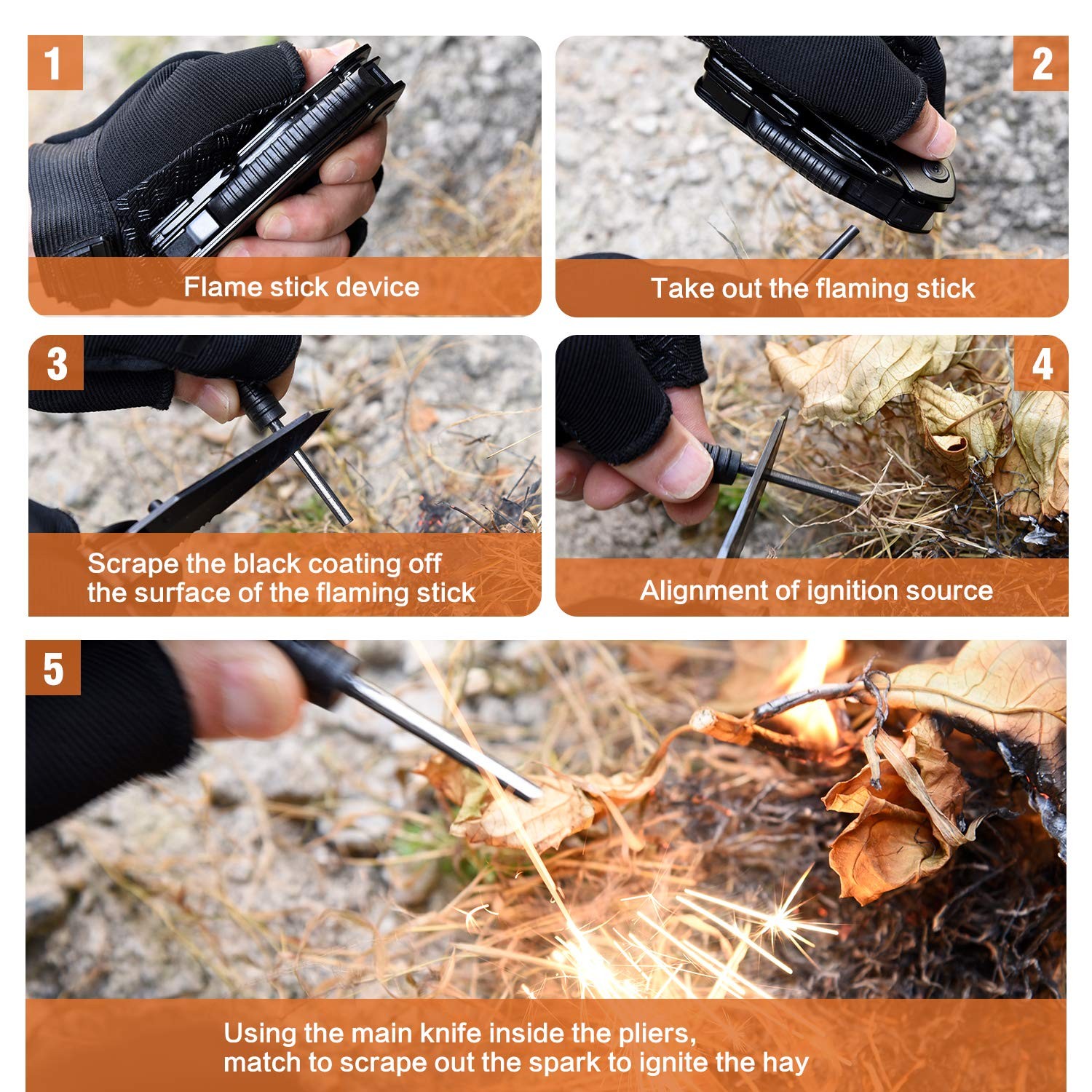 15 in 1 Multitool Pliers, Gifts for Men, White Elephant Gifts for Adults, Sto…