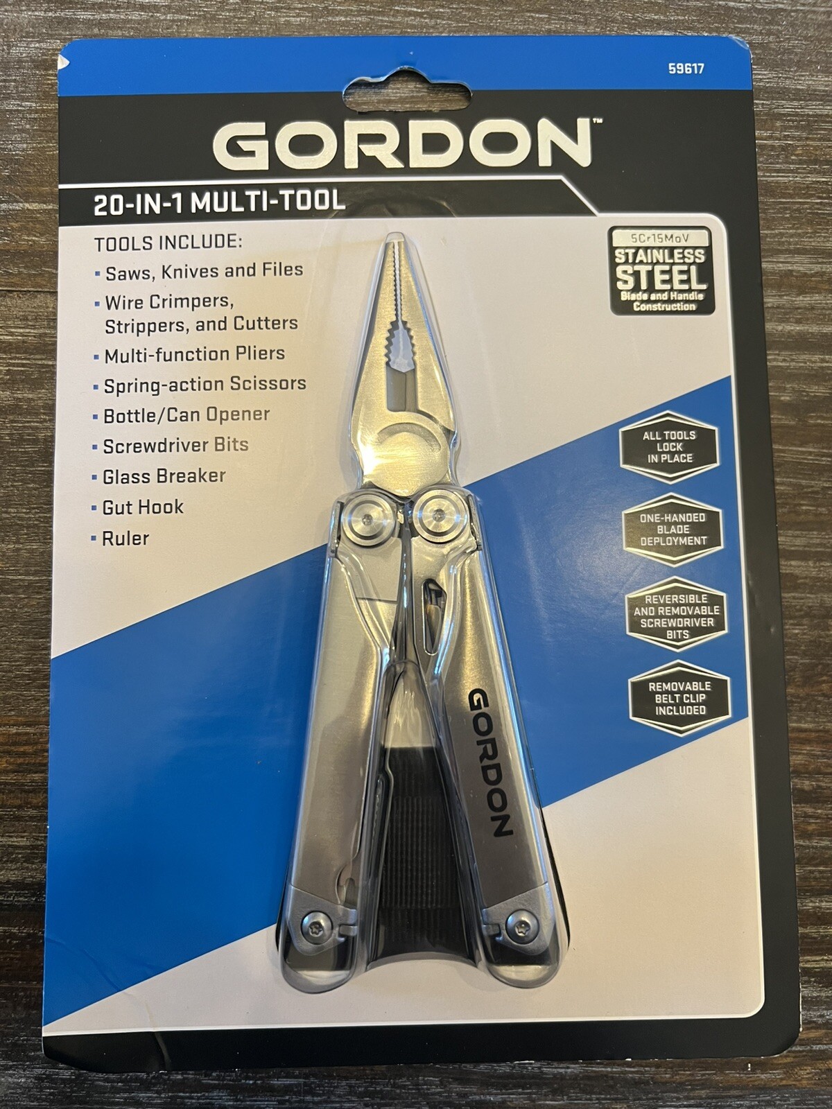 GORDON 20-in-1 Multi-Tool with Sheath – Harbor Freight Item 59617